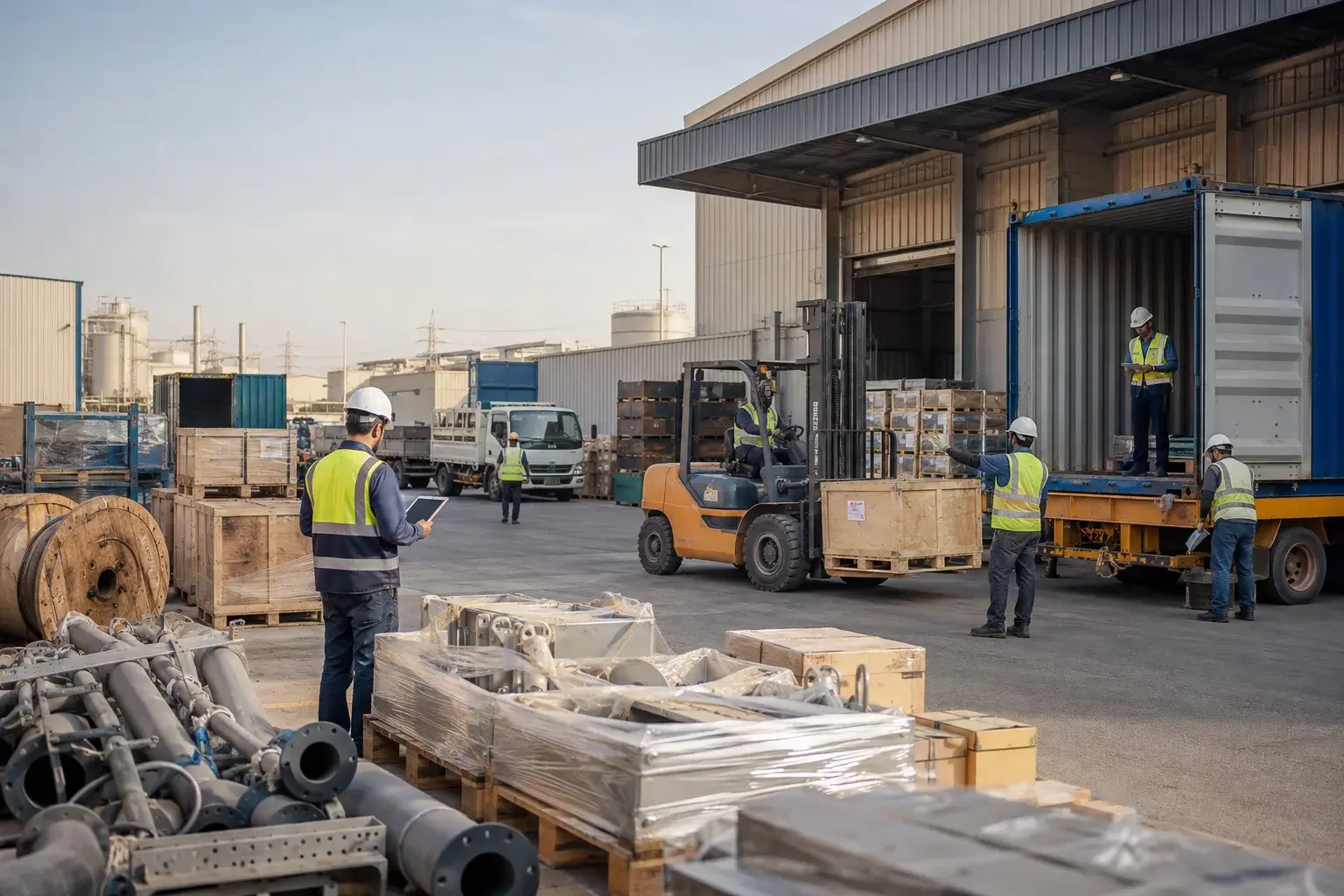 International logistics and project coordination